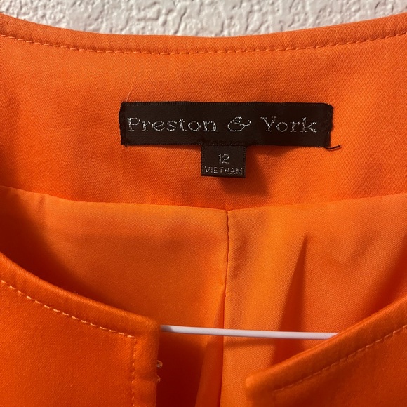 Preston & York Vibrant Orange Blazer - Picture 3 of 7